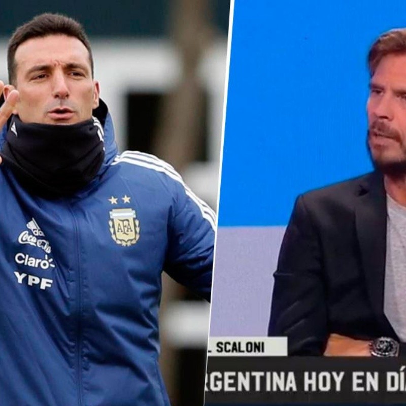 Vignolo se puso feliz por la vuelta de Messi, pero le hizo un reproche grande a Scaloni