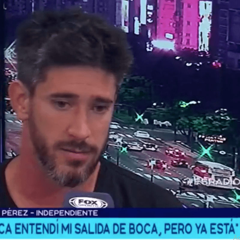 Pablo Pérez: "Transpiré sangre con la camiseta de Boca"