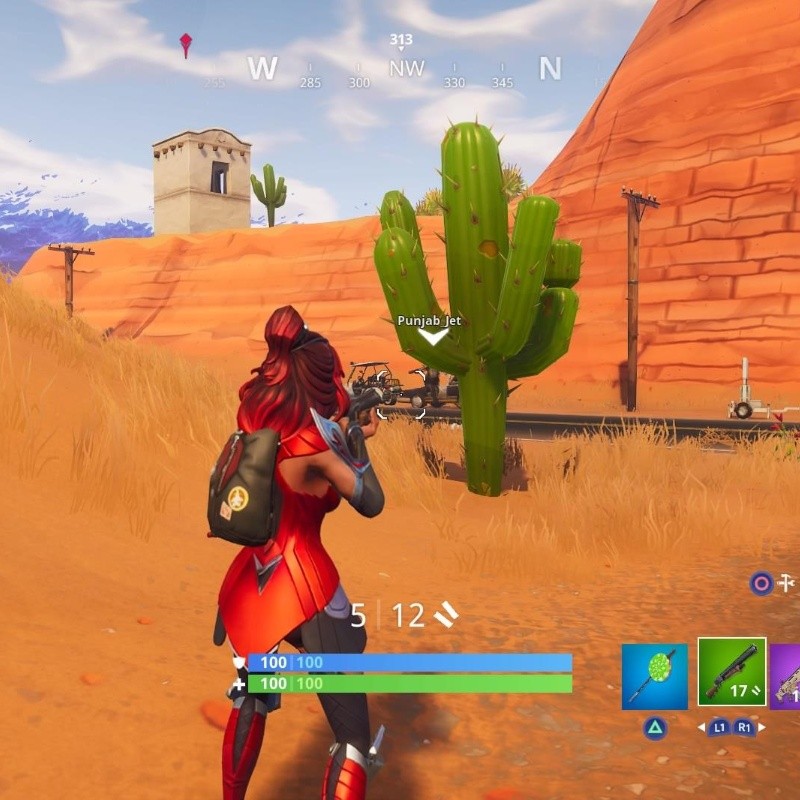 Donde están los cactus en el desierto de Fortnite - Desafíos Semanales