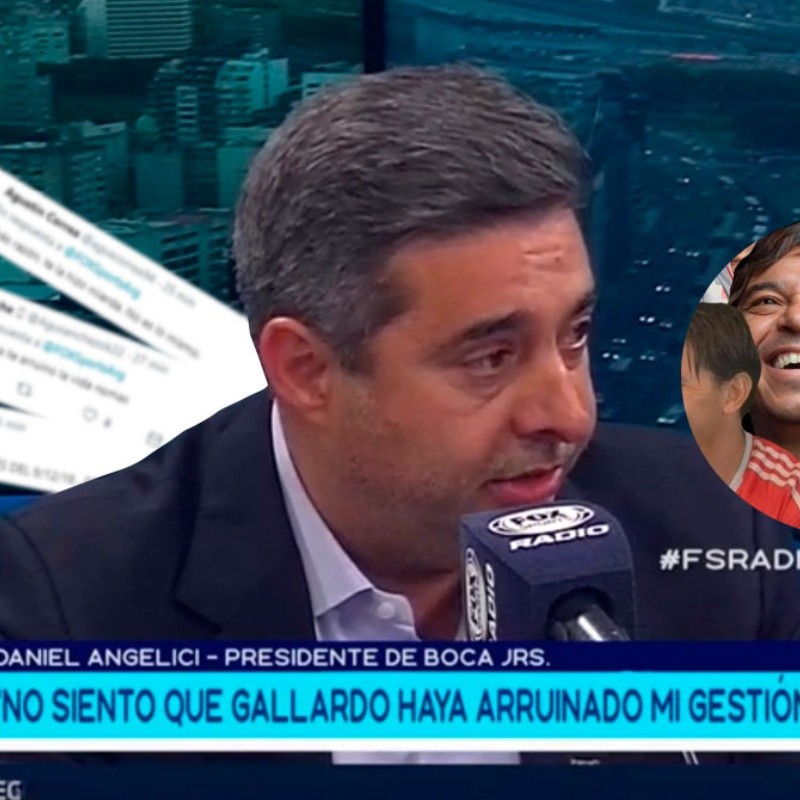 Angelici en Fox Sports: "No siento que Gallardo haya arruinado mi gestión"