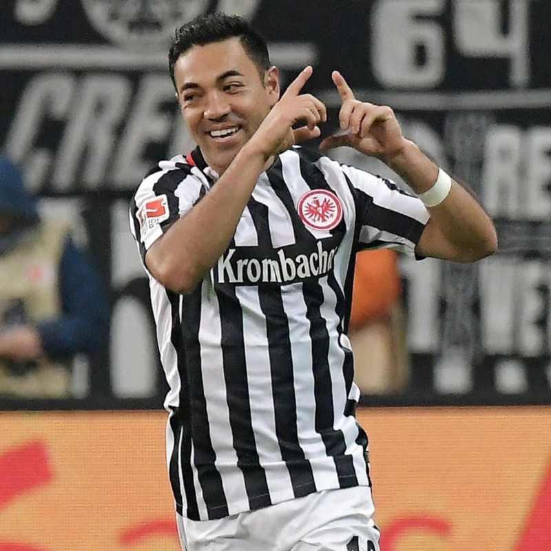 Como uno más: Fabián celebró como loco el triunfo de Eintracht Frankfurt