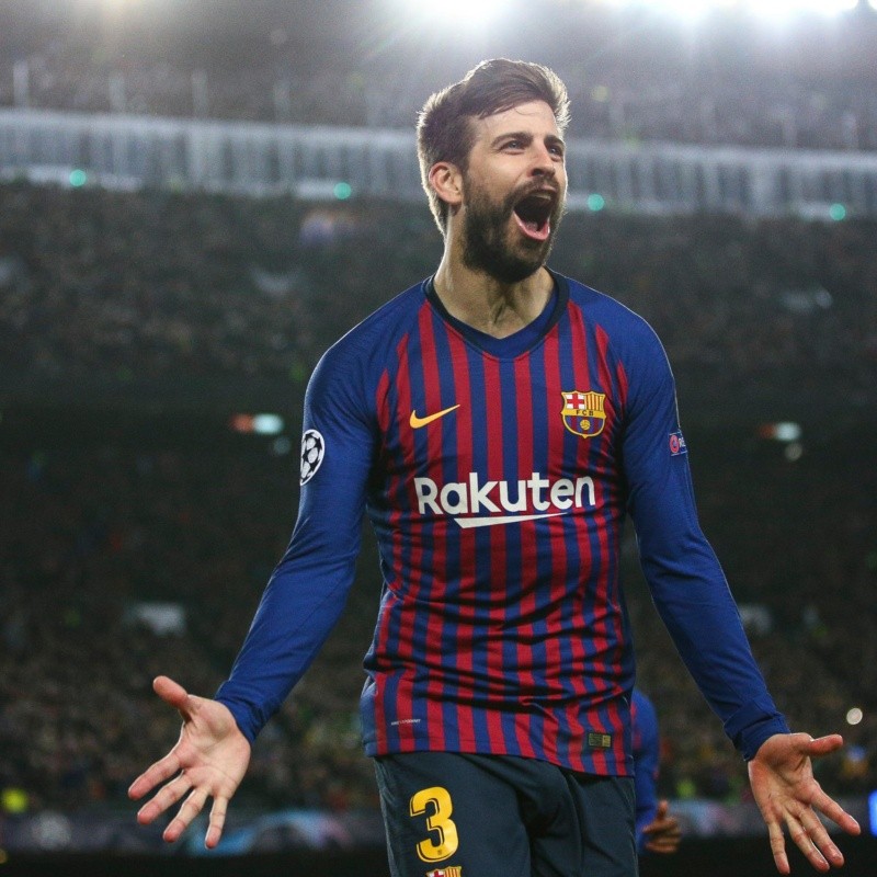 Piqué emocionó al Manchester United con un tuit después del sorteo de Champions