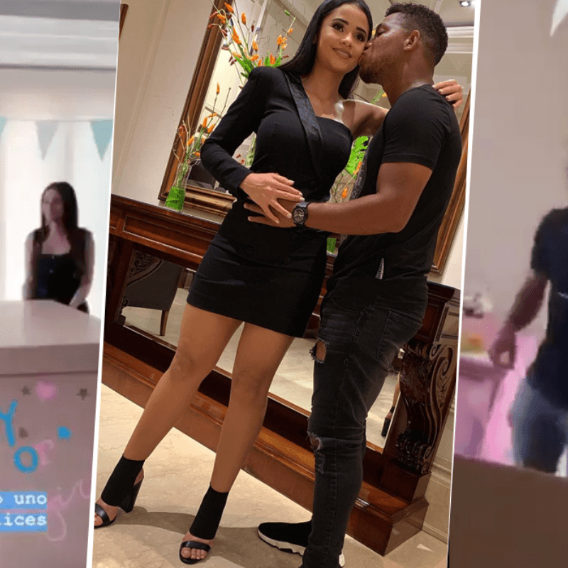 Frank Fabra y su novia descubrieron el sexo de su hijo ¡de una forma re emocionante!