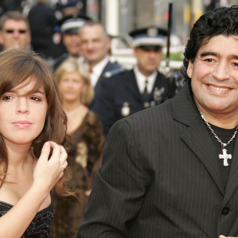 Un día llegó: Maradona le dio la bienvenida a su nieta Roma