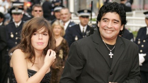 Diego y Dalma en el festival de Cannes 2006.