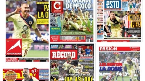 América ganó 2 Clásicos en 4 días y acaparó todas las portadas