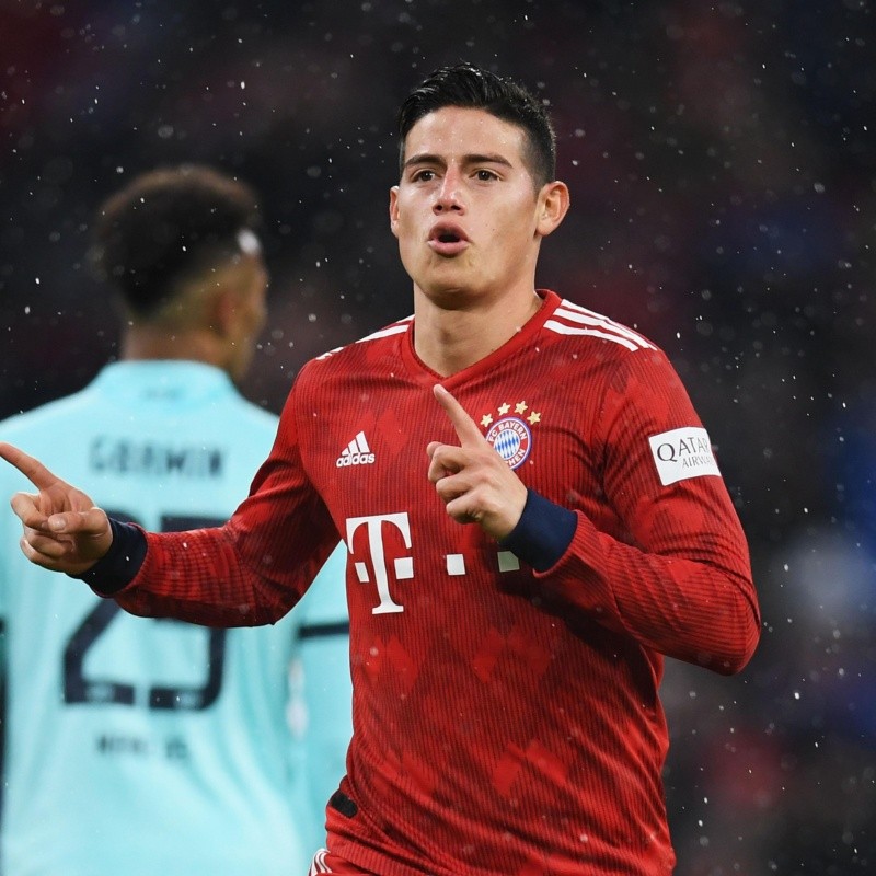 Endemoniado: James Rodríguez anotó un hattrick de golazos para que el Bayern Munich le gane al Mainz