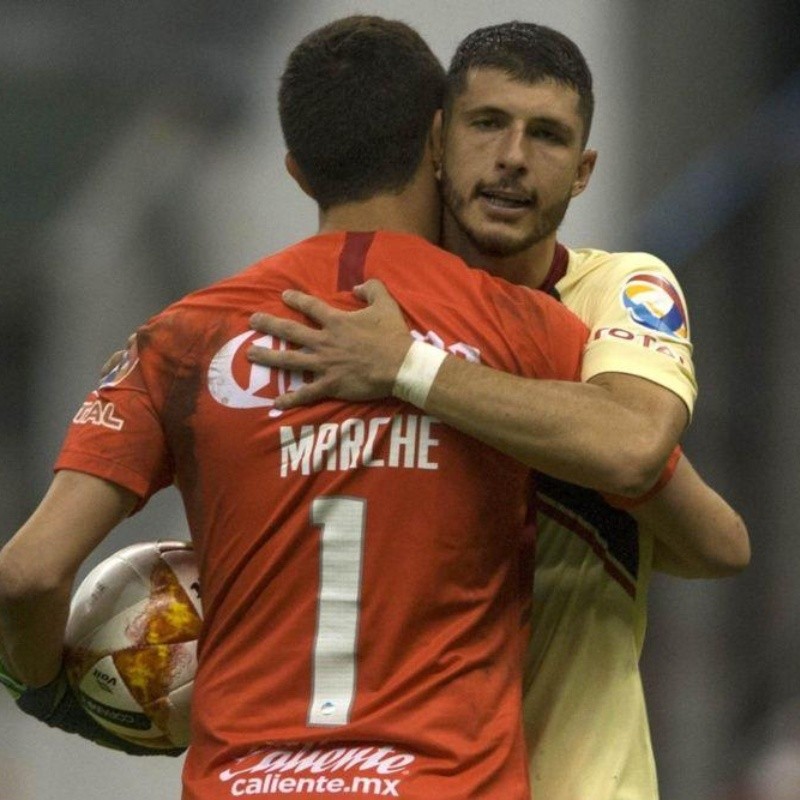 Marchesín y Guido Rodríguez siguen felices por ir a la Selección