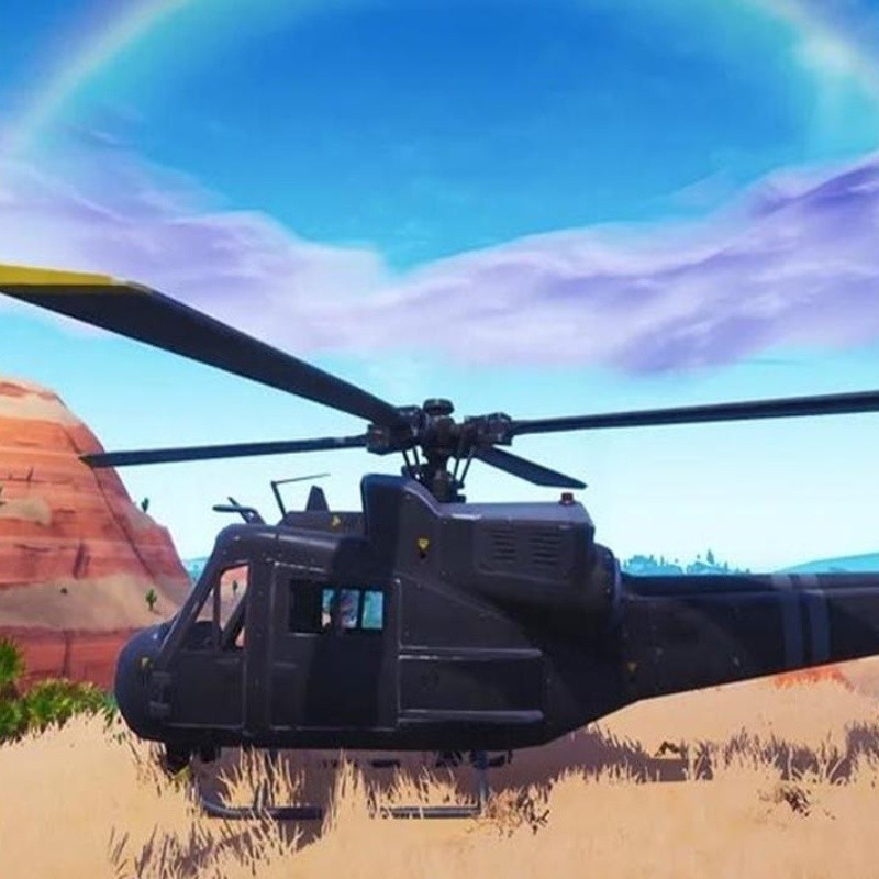 Un misterioso helicóptero se mueve por la Isla de Fortnite ¿Qué significa?