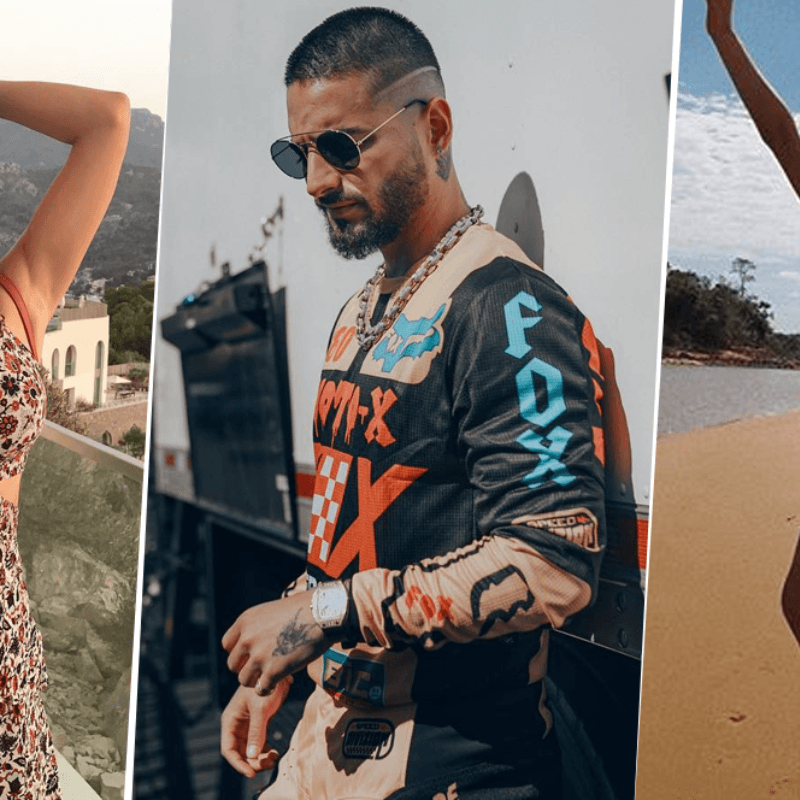 Maluma pone celosa a su novia con una foto con Becky G y ella le deja un comentario en Instagram