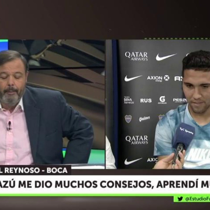 Está cada vez mejor: no solo juega bien, ahora Bebelo Reynoso cita a Riquelme para declarar