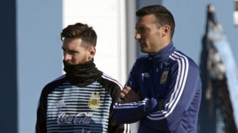 Así fue la reunión de Scaloni y Messi en el primer día de la Selección Argentina