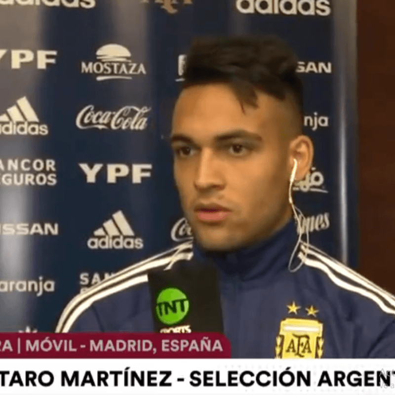 Lautaro Martínez contó que Messi está contento "con el cambio"