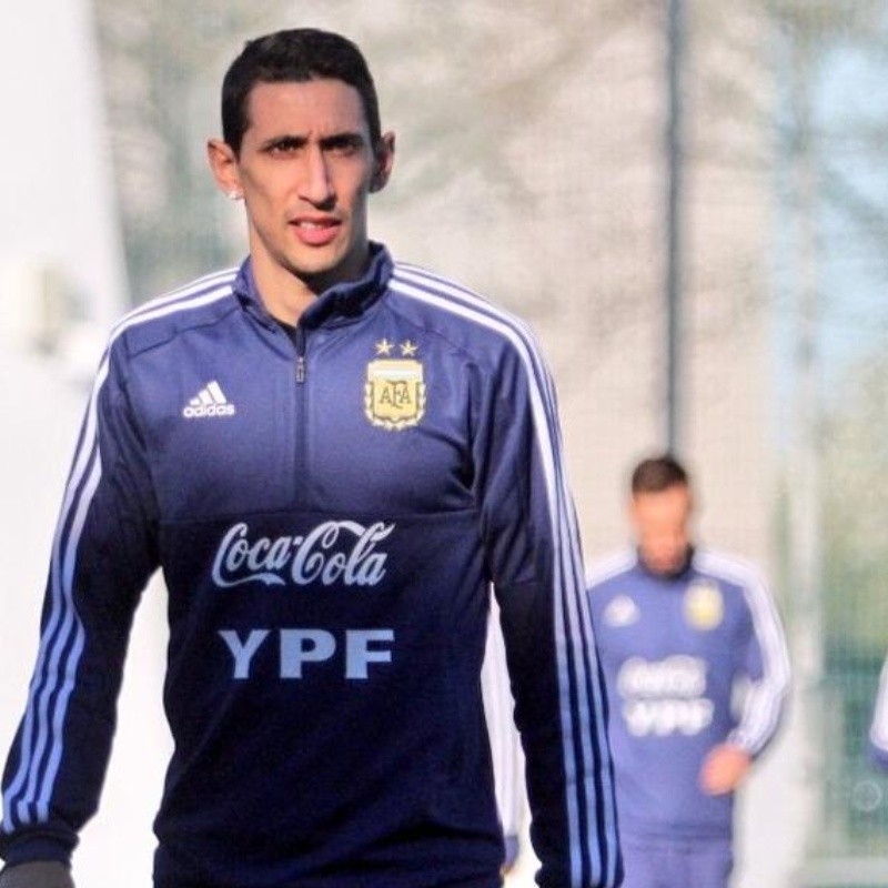 Parece broma: Di María se lesionó y no jugará ningún amistoso con la Selección Argentina