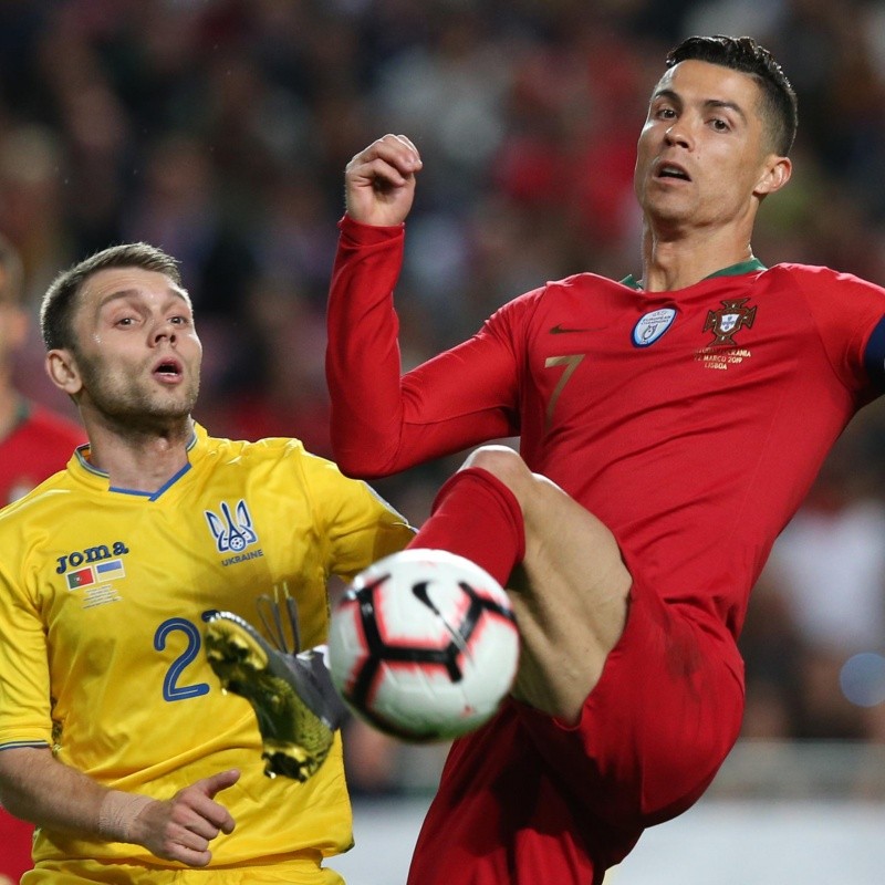 La presencia de Cristiano Ronaldo no le alcanzó a Portugal para vencer a Ucrania