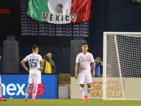 Chile perdió ante México con Felipe Mora en el campo de juego