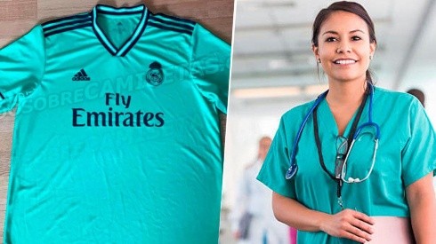 "Verde enfermero": así sería la tercera camiseta del Real Madrid la próxima temporada