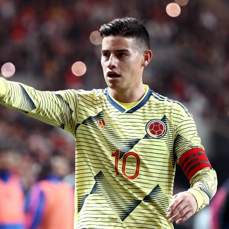 James Rodríguez subió un posteo "positivo" en Instagram después de la caída de Colombia