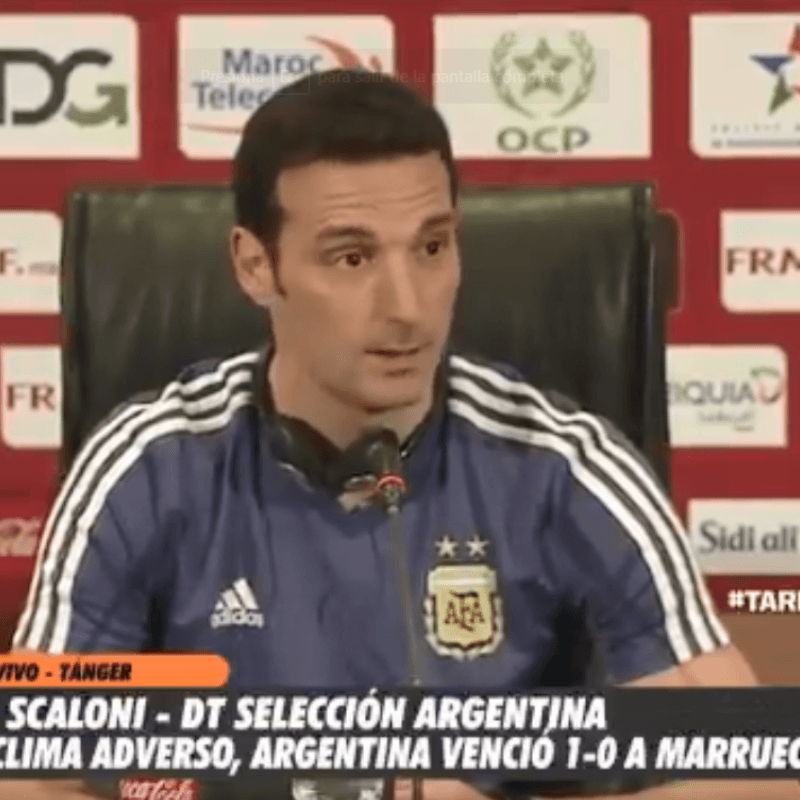 Scaloni contó cuál fue uno de los jugadores más lo sorprendió ante Marruecos