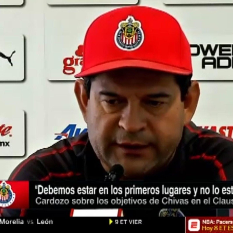 Cardozo no quiere un cuarto torneo consecutivo fuera de la liguilla: "Solamente depende de nosotros"