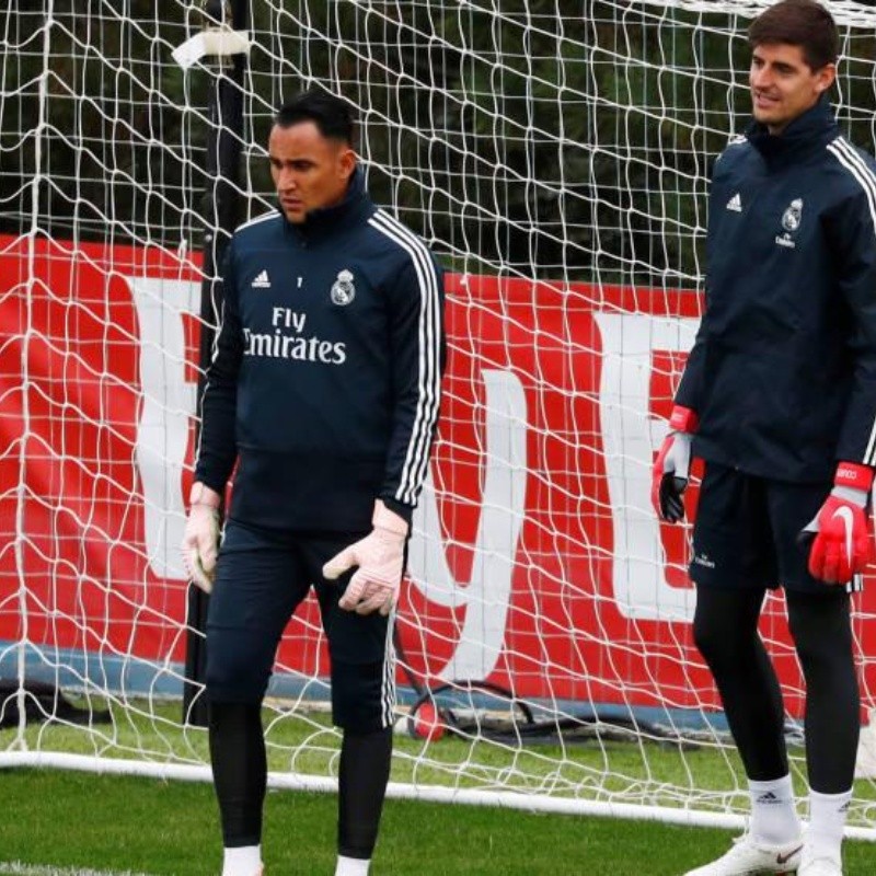 Courtois reveló cuál es su relación con Keylor Navas