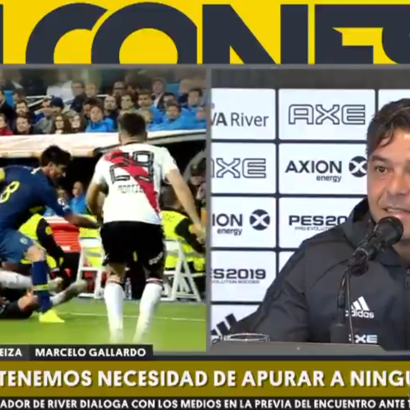 Está desnudo: el Muñeco Gallardo habló del reclamo de Boca en el TAS ¡y hasta tiró un chiste!