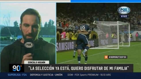 Vignolo le preguntó por la Selección Argentina e Higuaín tiró la bomba: "Mi ciclo terminó"