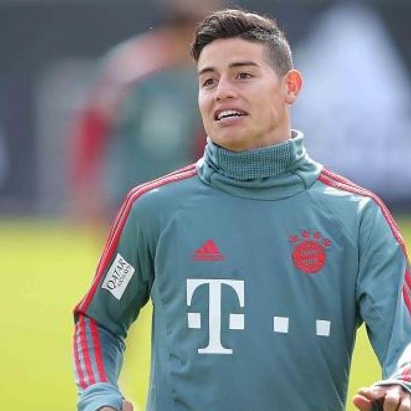 Llegó la hora del descanso para James Rodríguez