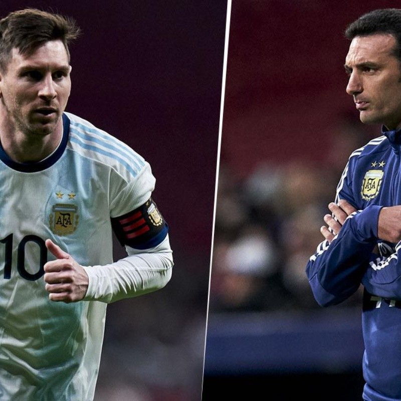 Messi y la linea de 5 de Scaloni: "Me sorprendió, pero probó"