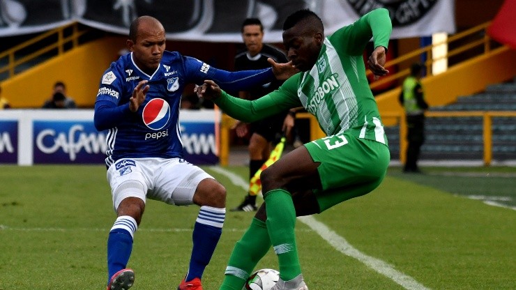 El duelo entre Atlético Nacional y Millonarios.