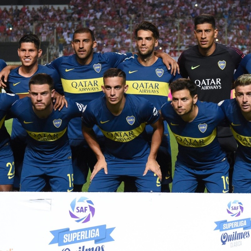 Formación de Boca confirmada para enfrentar a Banfield