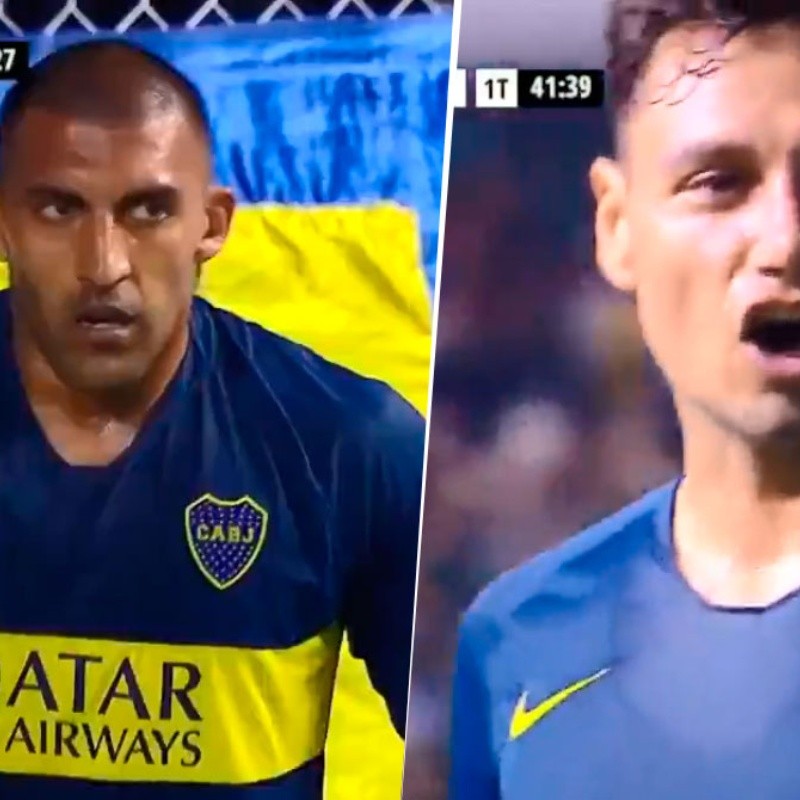 Ningún enojo: Wanchope no se la dio pero Zárate lo bancó igual