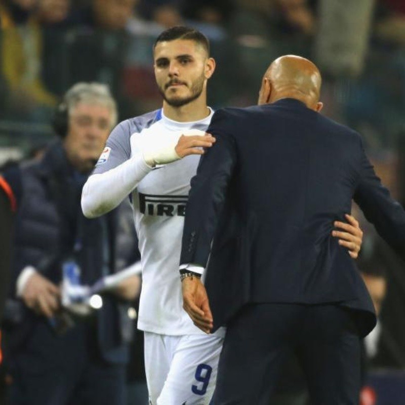 Icardi pensó que lo iban a convocar, pero su técnico le hizo comer el amague