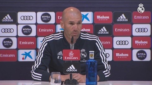Zinedine Zidane fue totalmente claro.