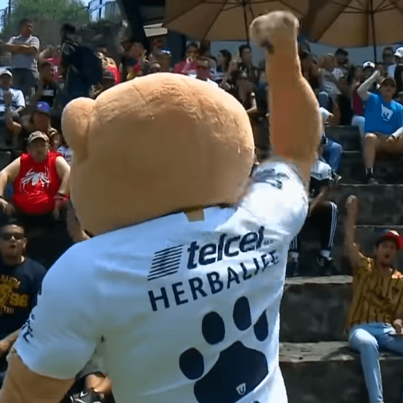 Gran gesto: Los jugadores de Pumas fueron a alentar al femenil en el Clásico Capitalino