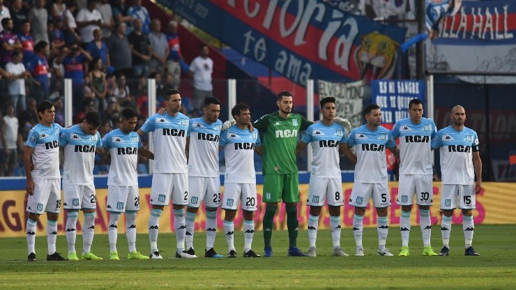 El equipo de Racing en Victoria.