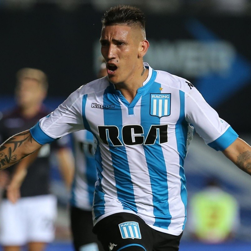 Centurión habló con Fox Sports apenas terminó el partido de Racing