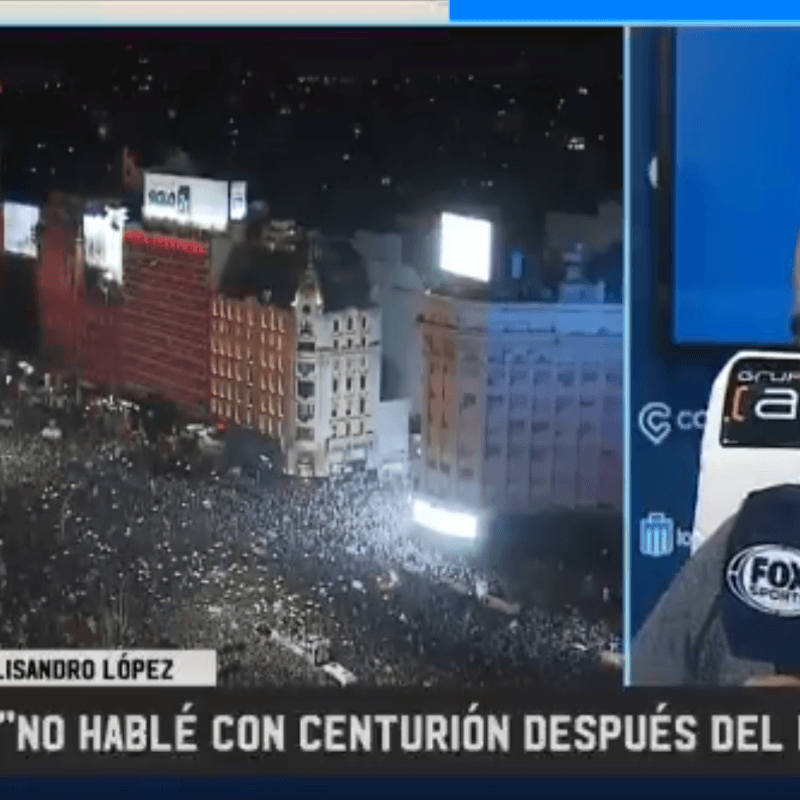 Licha López dejó en claro su postura acerca de la presencia de Centurión en los festejos de Racing