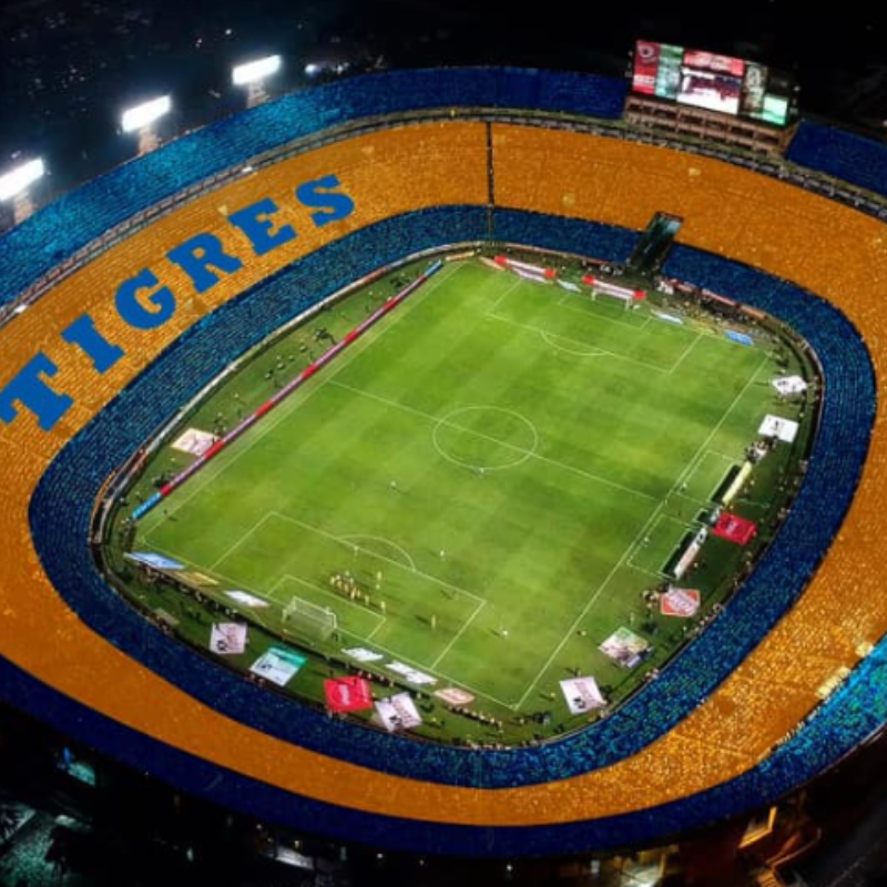 Tigres prepara un enorme mosaico para recibir a Santos en el Volcán