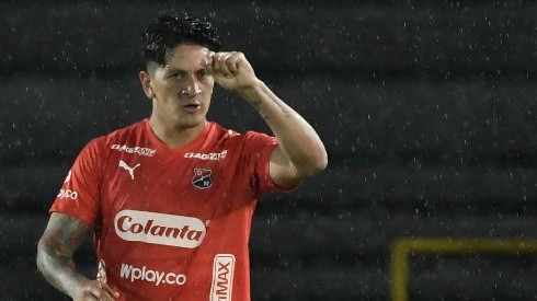 Germán Cano en Independiente Medellín.
