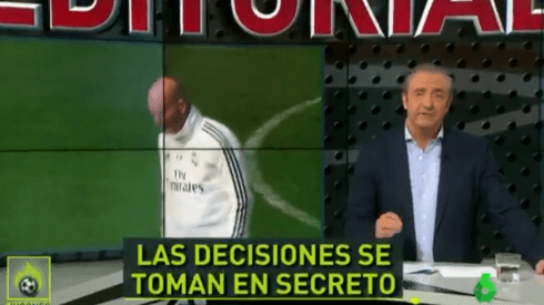 El Chiringuito anunció un festival de bajas en el Real Madrid