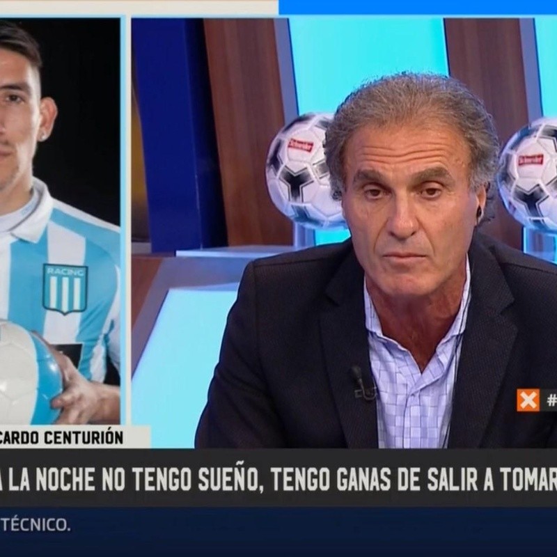 Centurión: "A la noche no tengo sueño, tengo ganas de salir a tomar algo"