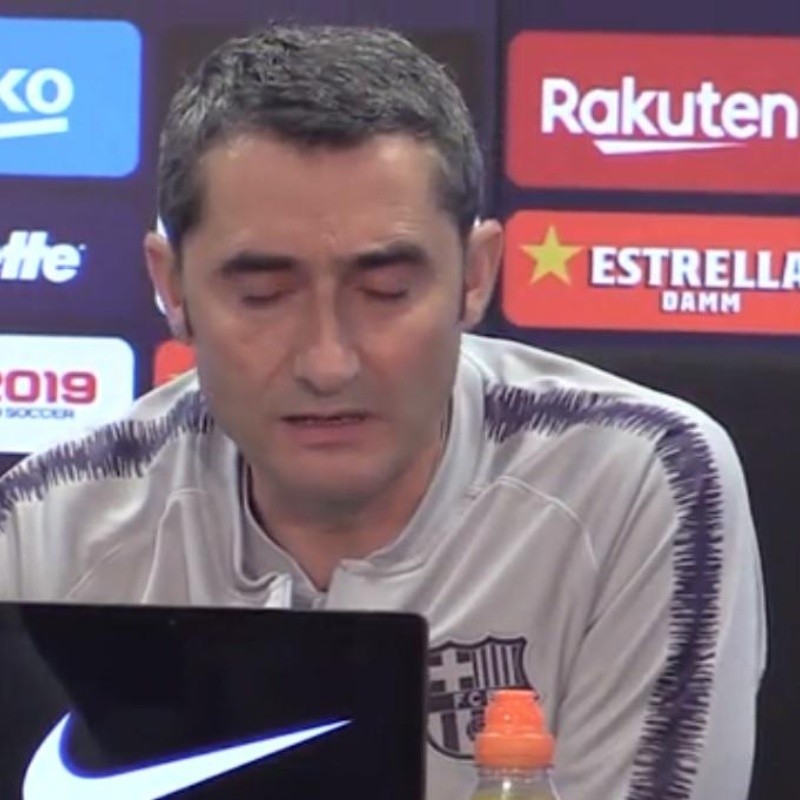 Valverde y un claro pedido para los hinchas de Barcelona sobre Griezmann