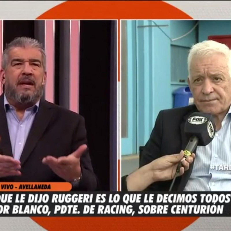 Blanco sobre Centurión: "Lo que le dijo Ruggeri es lo que le decimos todos"