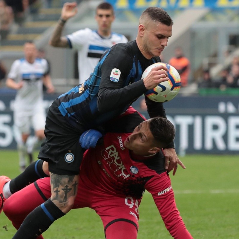 Inter festejó la vuelta de Icardi al Giuseppe Meazza, pero no pudo con Atalanta