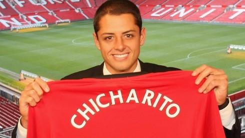 "Chicharito" debutó en la temporada 2010-2011 con Manchester United