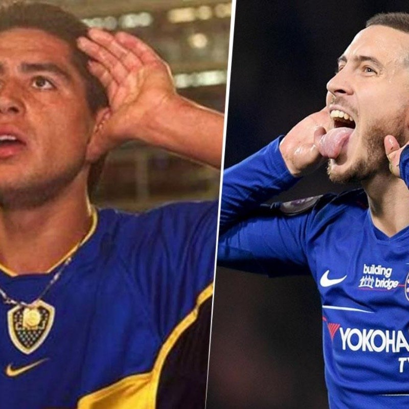 Era como todos pensábamos: Hazard reveló que le dedicó su golazo al West Ham a Riquelme