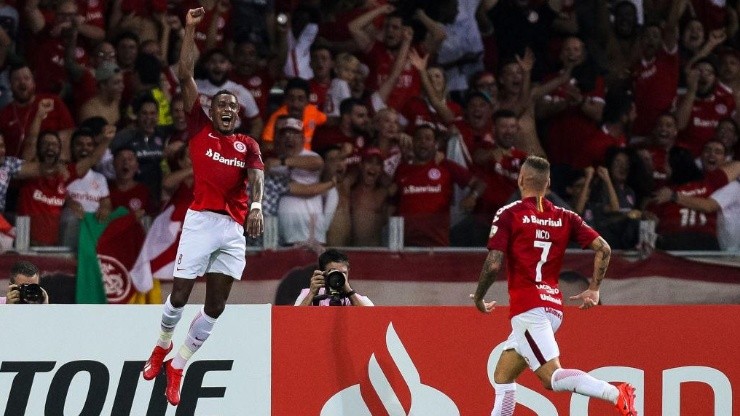 Internacional vs Palestino por la Copa Libertadores.