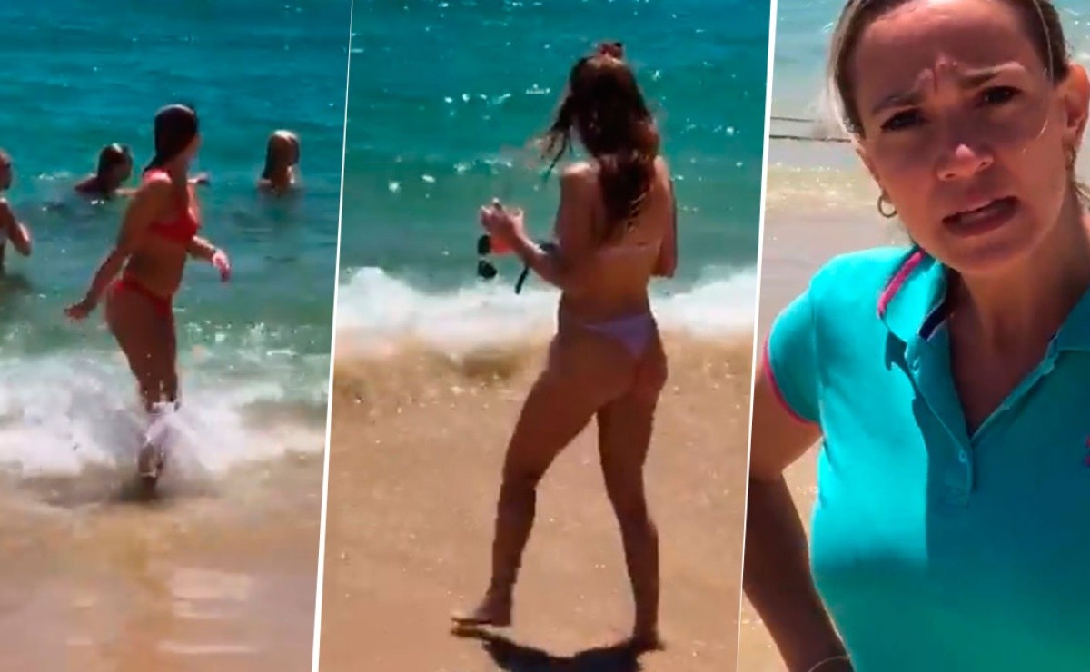 Video viral: estaba filmando chicas en la playa hasta que lo descubrió su  mujer