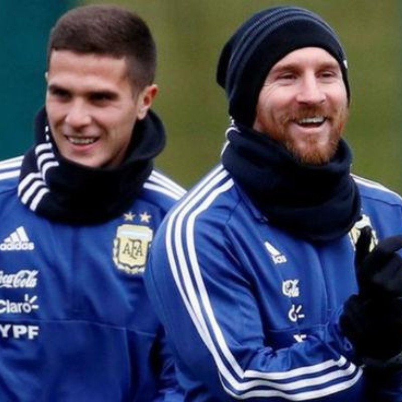 Fabricio Bustos: "Tuve un cruce con Leo en la Selección Argentina"